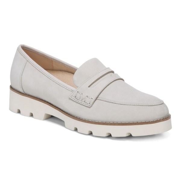 Vionic Loafers Ireland - Cheryl Loafer Light Grey - Womens Shoes Sale | IPMDC-5723